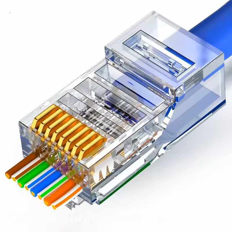 RJ45 pass Through Connector 